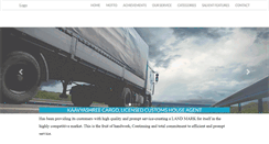 Desktop Screenshot of kaavyashreecargo.com